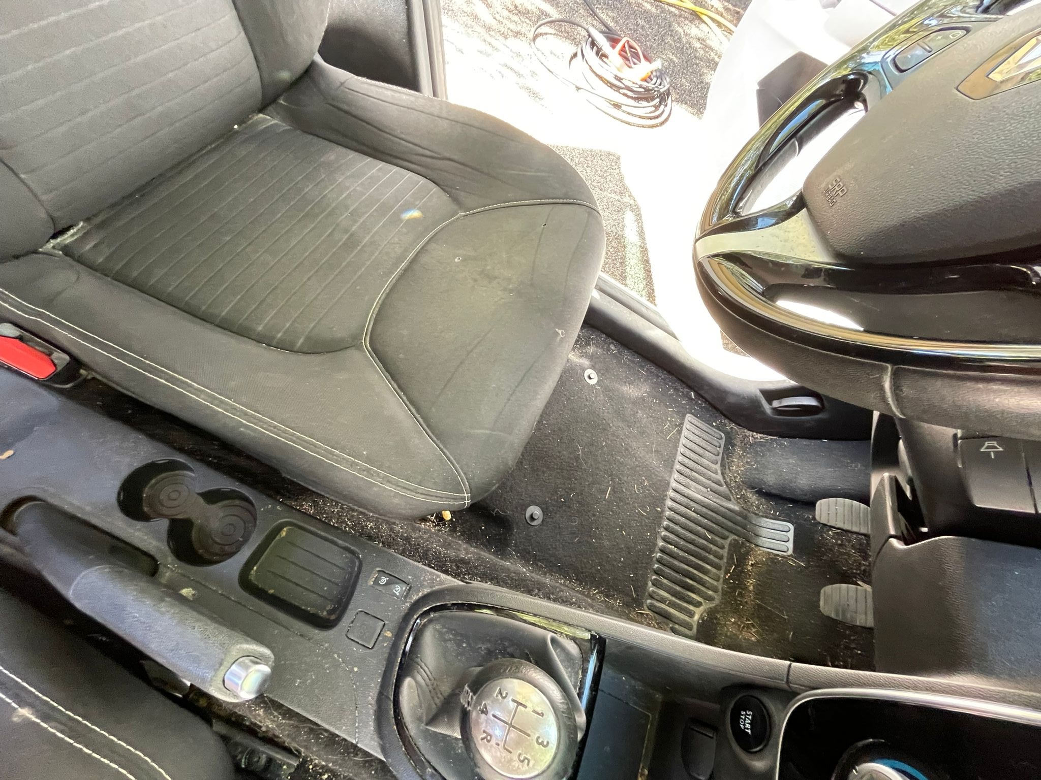 Poste conducteur avant nettoyage